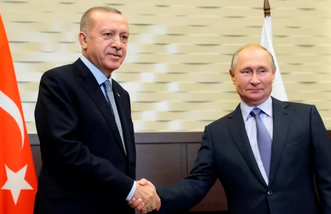 Συμφωνία Πούτιν - Ερντογάν: Διορία 150 ωρών για την απομάκρυνση των Κούρδων από τη βόρεια Συρία