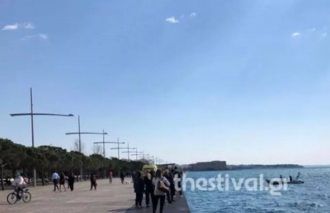 Κλεμμένο όχημα βρέθηκε στη θάλασσα στο Καλοχώρι Θεσσαλονίκης