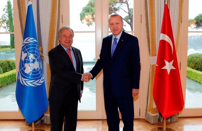 Γκουτέρες: Ο ΟΗΕ θα εξετάσει το τουρκικό σχέδιο για επαναπατρισμό των Σύρων προσφύγων στη ζώνη ασφαλείας