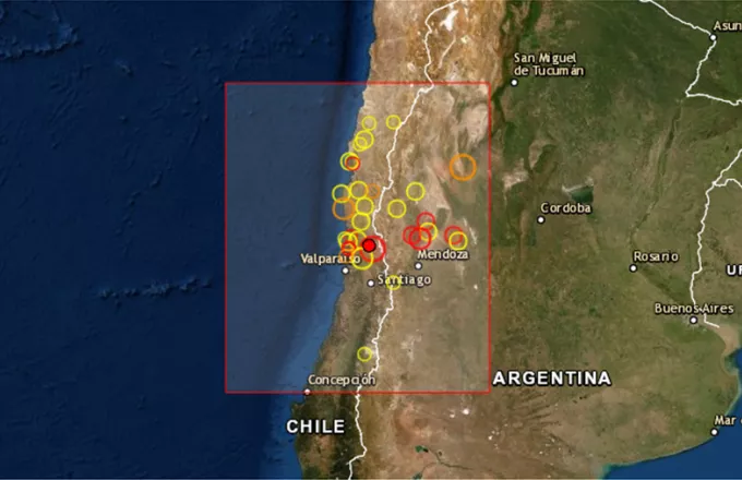 Ισχυρός σεισμός 6R στη Χιλή