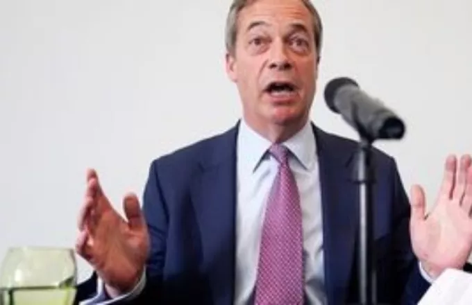 Βρετανία: Ο Φαράτζ προειδοποιεί με σκληρή αντεπίθεση εάν δεν γίνει αποδεκτή η προεκλογική συμφωνία