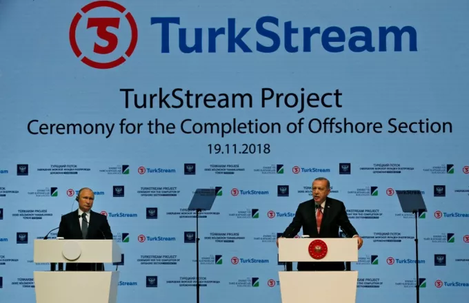 Στις 8 Ιανουαρίου στην Κωνσταντινούπολη τα εγκαίνια του TurkStream