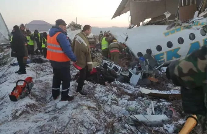 Αεροπορική τραγωδία στο Καζακστάν
