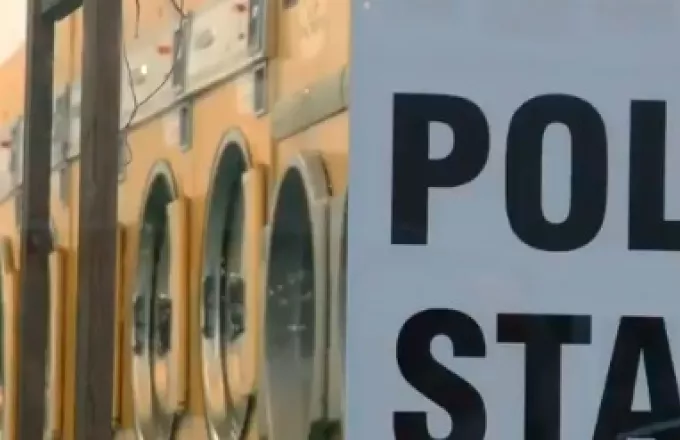Καθαρή ψήφος σε Τζόνσον: Εκλογικό τμήμα σε κατάστημα με πλυντήρια στη Βρετανία (vid)