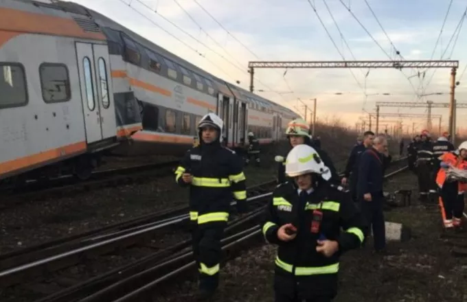 Ρουμανία: Δέκα τραυματίες από σύγκρουση τρένων κοντά στο Βουκουρέστι