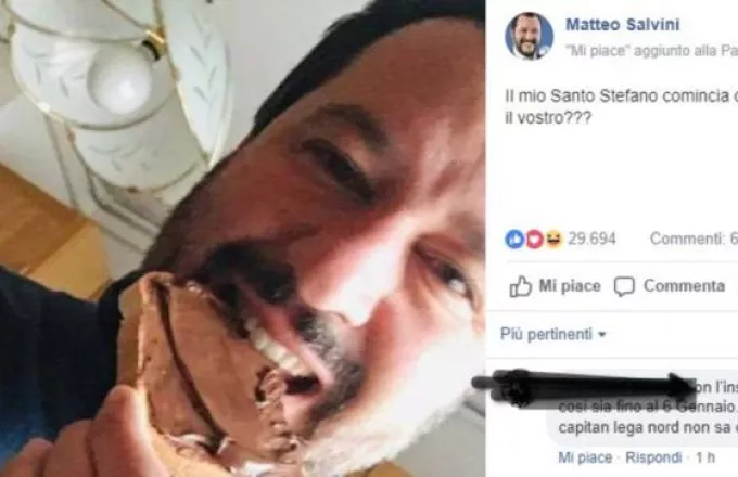 Ρώμη κατά Σαλβίνι για το «εμπάργκο» στη Nutella λόγω τουρκικών φουντουκιών!