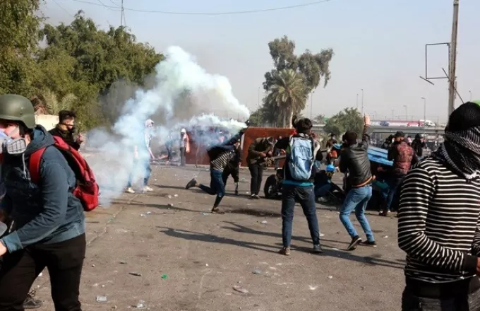 Ιράκ: 7 τραυματίες σε συγκρούσεις στη Βαγδάτη - Oι αρχές απομακρύνουν οδοφράγματα 