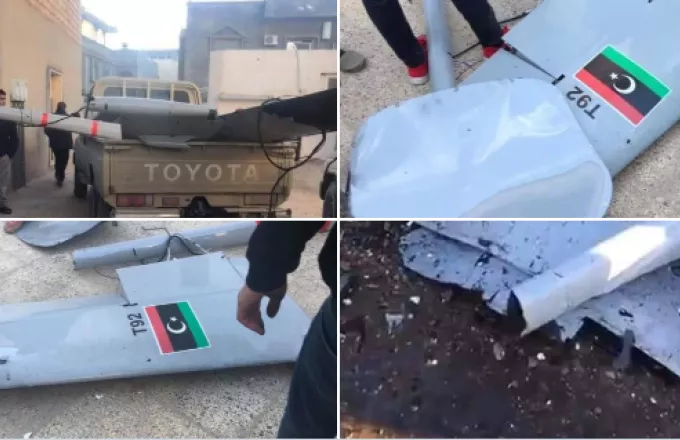 Λιβυκά Μέσα: Ο στρατός του Χαφτάρ έριξε τουρκικό drone (vid & pics)