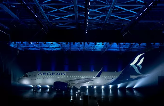 Τα νέα Airbus της AEGEAN με τα ελληνικά χρώματα (φωτό)