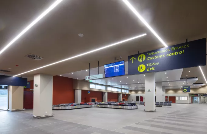 Ξεκίνησε τη λειτουργία του ο νέος τερματικός σταθμός στο αεροδρομίου Μυτιλήνης