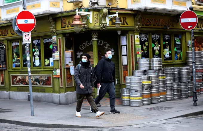 Κορωνοϊός-Ιρλανδία: Κανονικά η χαλάρωση των περιορισμών, παρά την μετάλλαξη Δέλτα