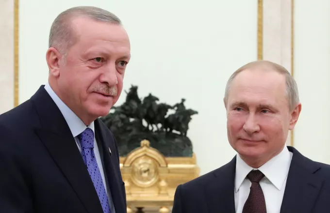 Πούτιν και Ερντογάν συζητήσαν για τον κορωνοϊό και τη Συρία