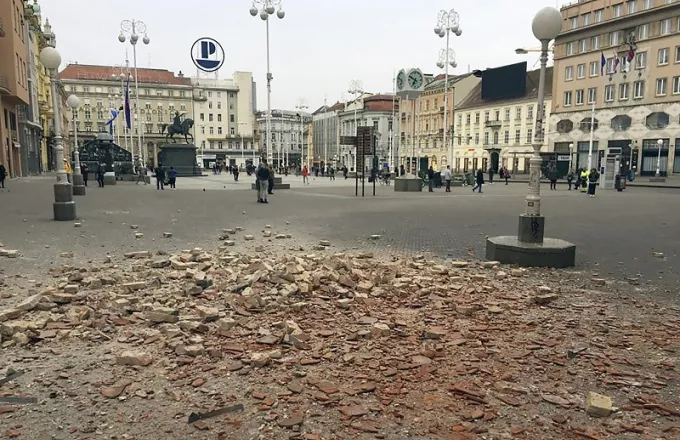 Κροατία: Ζημιές από ισχυρό σεισμό - Σύσταση για αποστάσεις στους πολίτες (pics)