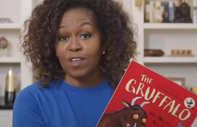 Η Μισέλ Ομπάμα διαβάζει βιβλία σε παιδιά μέσω διαδικτύου