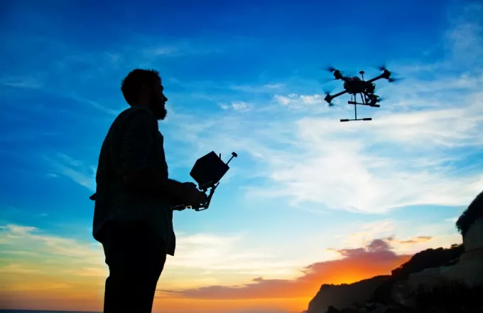 Καλλιέργεια ακριβείας με drone στα κροκοχώραφα Κοζάνης (pics)