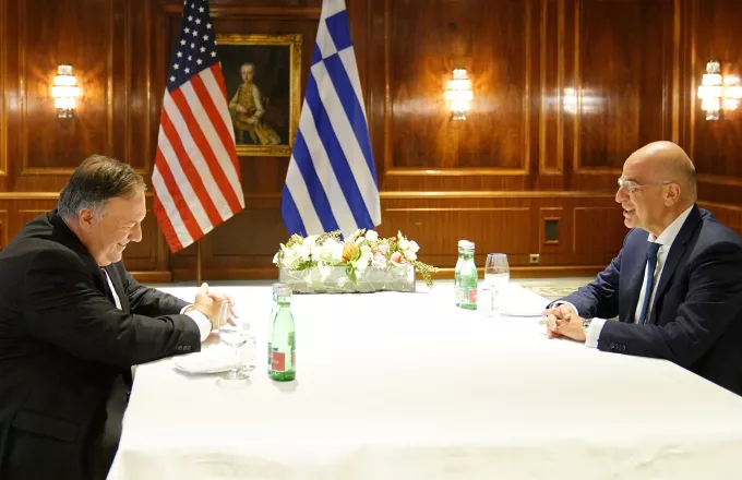 Συνάντηση Δένδια - Πομπέο: Τι ζήτησε η Αθήνα - Πομπέο: Ισχυρή διμερής σχέση ΗΠΑ - Ελλάδας