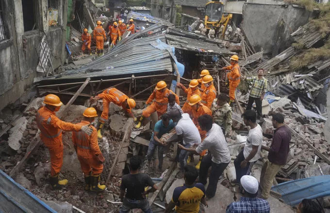 Ινδία: Στους 35 οι νεκροί από την κατάρρευση κτιρίου κοντά στο Μουμπάι