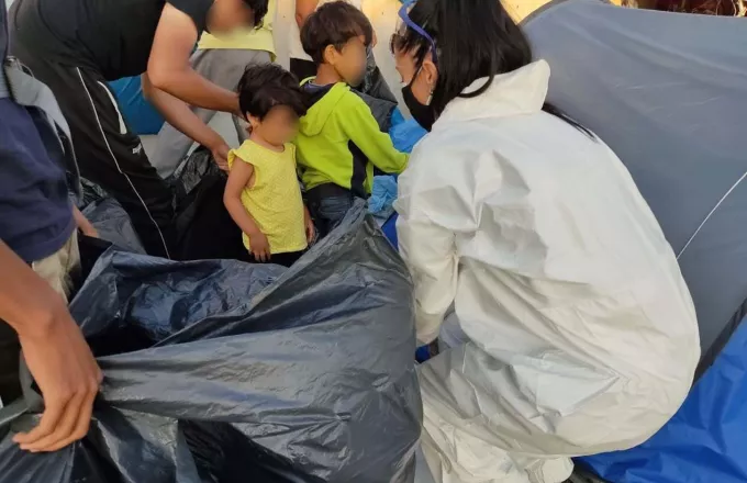 Λέσβος: Χωρίς προβλήματα η επιχείρηση μεταφοράς μεταναστών στο Καρά Τεπέ (pics)