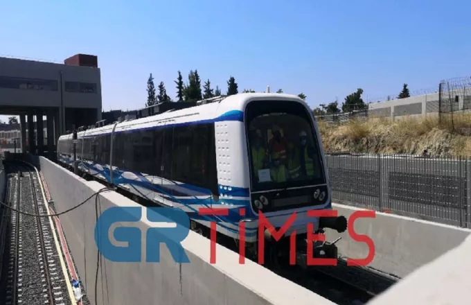 Μετρό Θεσσαλονίκης: Οι σύγχρονοι συρμοί σε κίνηση για πρώτη φορά (video)