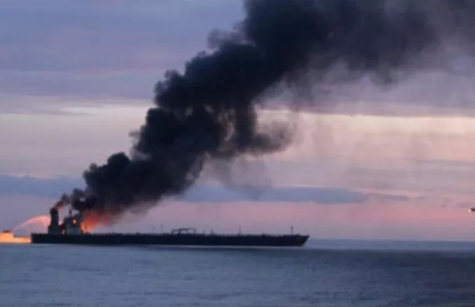 Ένας νεκρός από φωτιά σε δεξαμενόπλοιο ανοικτά της Σρι Λάνκα- 5 Έλληνες στο πλήρωμα