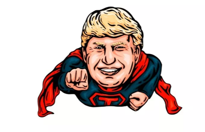 Σούπερτραμπ: Ο Τραμπ ήθελε να εμφανιστεί με μπλουζάκι Superman! Το... τρολάρισμα (pics)