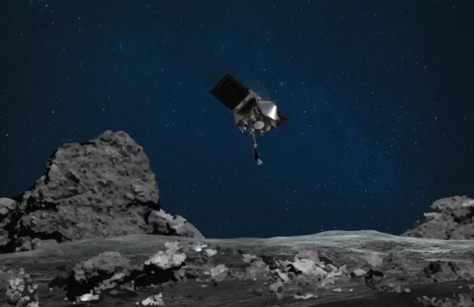Το σκάφος OSIRIS-REx της NASA κατάφερε για πρώτη φορά να αγγίξει αστεροειδή (vid)