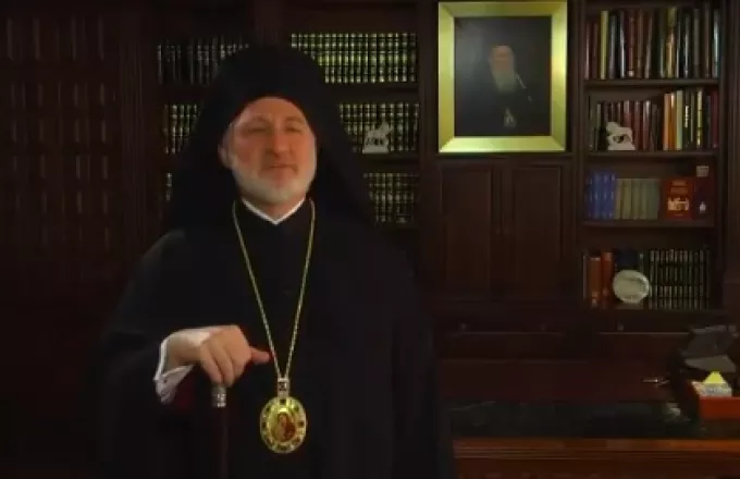 Αρχιεπίσκοπος Αμερικής Ελπιδοφόρος: Υπαρκτή και καθημερινή απειλή ο κορωνοϊός (video)