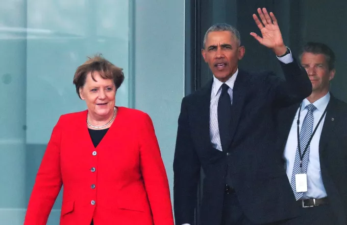 Γερμανία: Έπαινοι Ομπάμα για την Μέρκελ: Είχαμε αντιπαραθέσεις, αλλά καλός άνθρωπος