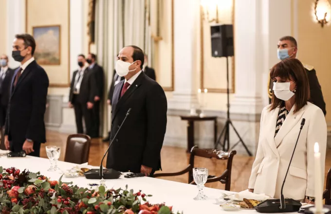 Σακελλαροπούλου-Αλ Σίσι: Στρατηγική συνεργασία Ελλάδας-Αιγύπτου για ασφάλεια στη Μεσόγειο 