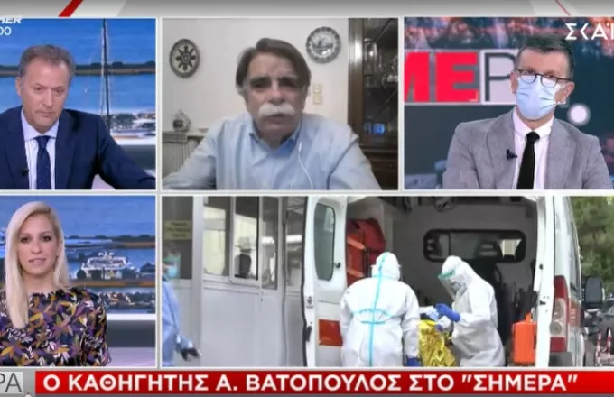 Βατόπουλος σε ΣΚΑΪ: Υπάρχει πιθανότητα παράτασης του γενικού lockdown -Τι είπε για Θεσσαλονίκη
