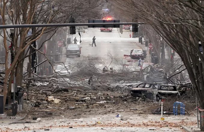 ΗΠΑ: Έκρηξη σε τροχόσπιτο στη Νάσβιλ- Ανθρώπινα λείψανα βρέθηκαν στο σημείο (video) 