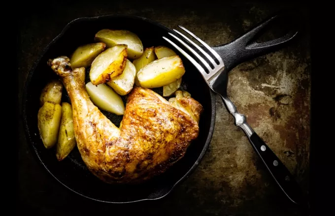 H συνταγή της ημέρας: Κοτόπουλο με λάχανο στην κατσαρόλα