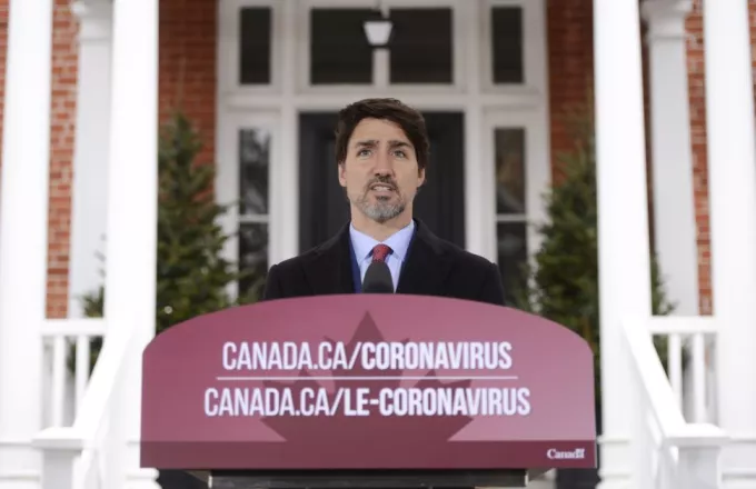 Καναδάς: Ο Τριντό ζήτησε από τους Καναδούς να μείνουν σπίτι μέσω meme του...  Μπέρνι Σάντερς! (pic)