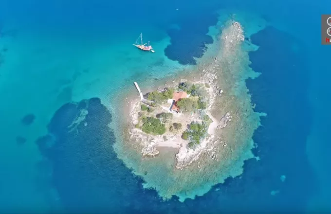 Έρως: Το ελληνικό νησάκι του έρωτα όπου γίνονται μόνο γάμοι (vid)