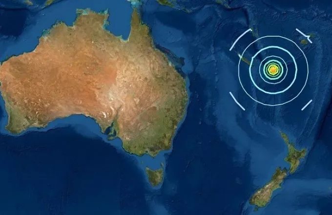 Συναγερμός από Αυστραλία-Νέα Ζηλανδία για τσουνάμι μετά τον ισχυρό σεισμό στον Ειρηνικό	