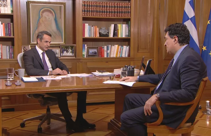 H συνέντευξη του Πρωθυπουργού, στο κεντρικό δελτίο ειδήσεων του ΣΚΑΪ (vid)