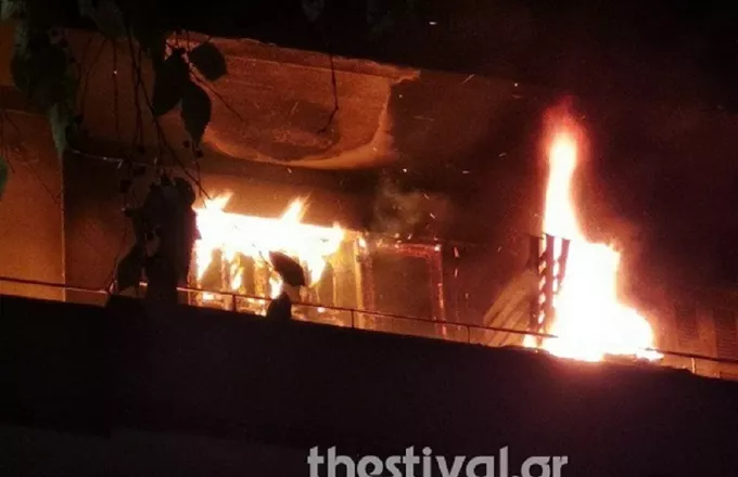 Θεσσαλονίκη: Σοβαρές υλικές ζημιές από φωτιά σε σπίτι στο Αγγελοχώρι