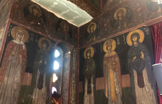 ΥΠΠΟΑ: Μέτρα για προστασία ζωγραφικού διακόσμου του Φ. Κόντογλου στον Άγιο Χαραλάμπους Άρεως