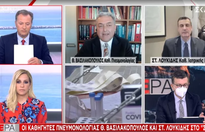 Βασιλακόπουλος-ΣΚΑΪ: Τα κορωνοπάρτι μπορεί να κοστίσουν το Πάσχα-Τι είπε για self test-μετακινήσεις  