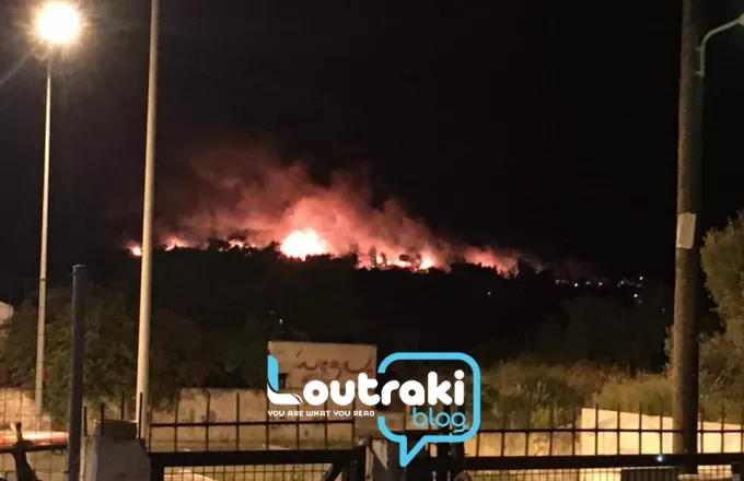 Φωτιά στο Σχίνο Κορινθίας - Εντολή εκκένωσης του οικισμού