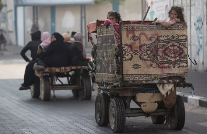 ΟΗΕ: Σχεδόν 10.000 Παλαιστίνιοι αναγκάστηκαν να εγκαταλείψουν τα σπίτια τους στη Γάζα