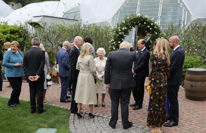 Η δεξίωση της βασίλισσας Ελισάβετ για τους ηγέτες των G7 (pics)