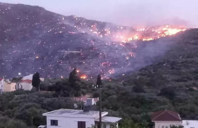 Κρήτη: Σε ύφεση η πυρκαγιά στο νομό Λασιθίου