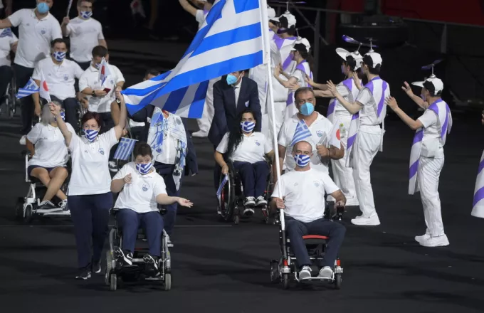 Παραολυμπιακοί Αγώνες: Η είσοδος της Ελλάδας στην τελετή έναρξης (pics)