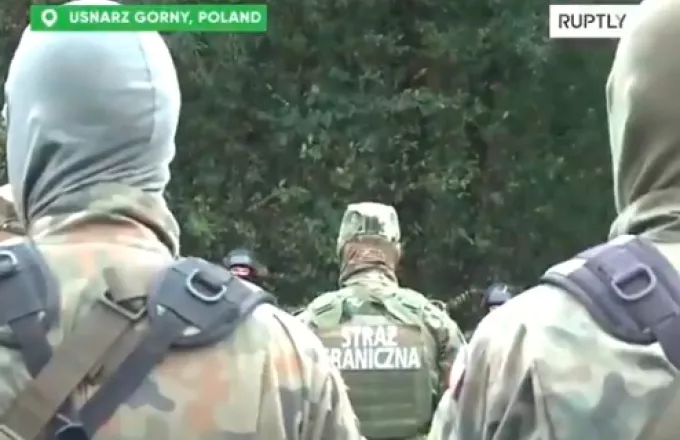 Μεταναστευτικό: Σκηνές «Έβρου» στα σύνορα Πολωνίας – Λευκορωσίας (video) 