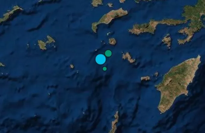 Δύο ισχυρές σεισμικές δονήσεις στη Νίσυρο με διαφορά 20 λεπτών