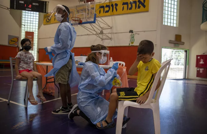 Ισραήλ-κορωνοϊός: Ξεκίνησε τον εμβολιασμό παιδιών ηλικίας 5-11 ετών