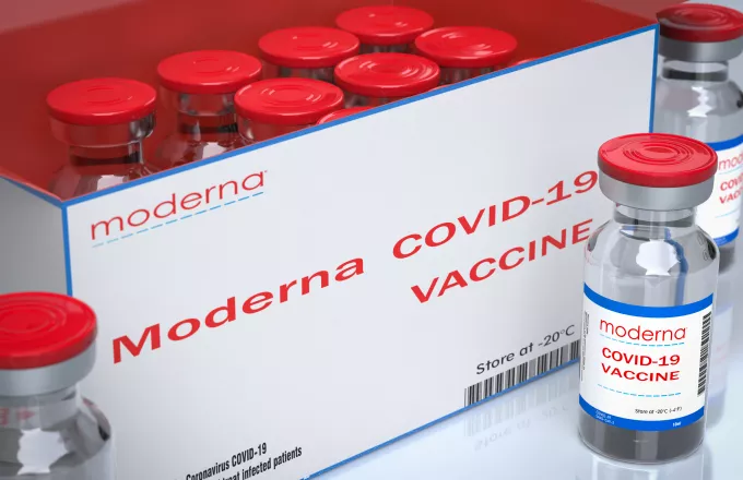 Εμβόλιο Moderna: Μία ενισχυτική δόση προστατεύει καλύτερα έναντι νέων στελεχών του κορωνοϊού