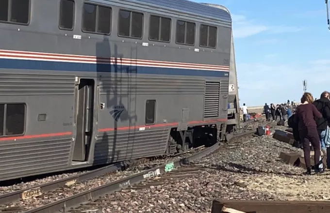 ΗΠΑ: Τουλάχιστον 3 νεκροί στον εκτροχιασμό τρένου στη Μοντάνα