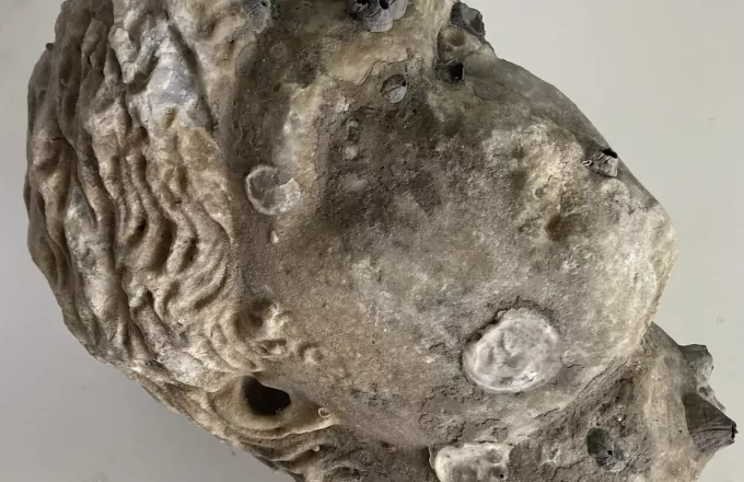 Πρέβεζα: Κεφαλή Ρωμαϊκής περιόδου ανασύρθηκε από την θάλασσα